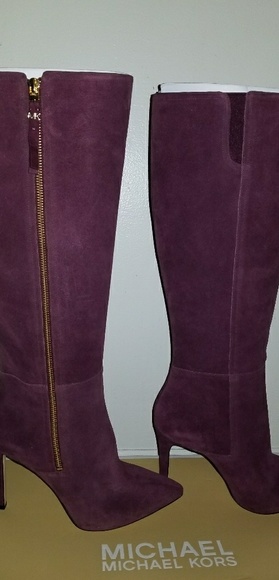 Michele Kors knee high stiletto boots - Picture 6 of 8